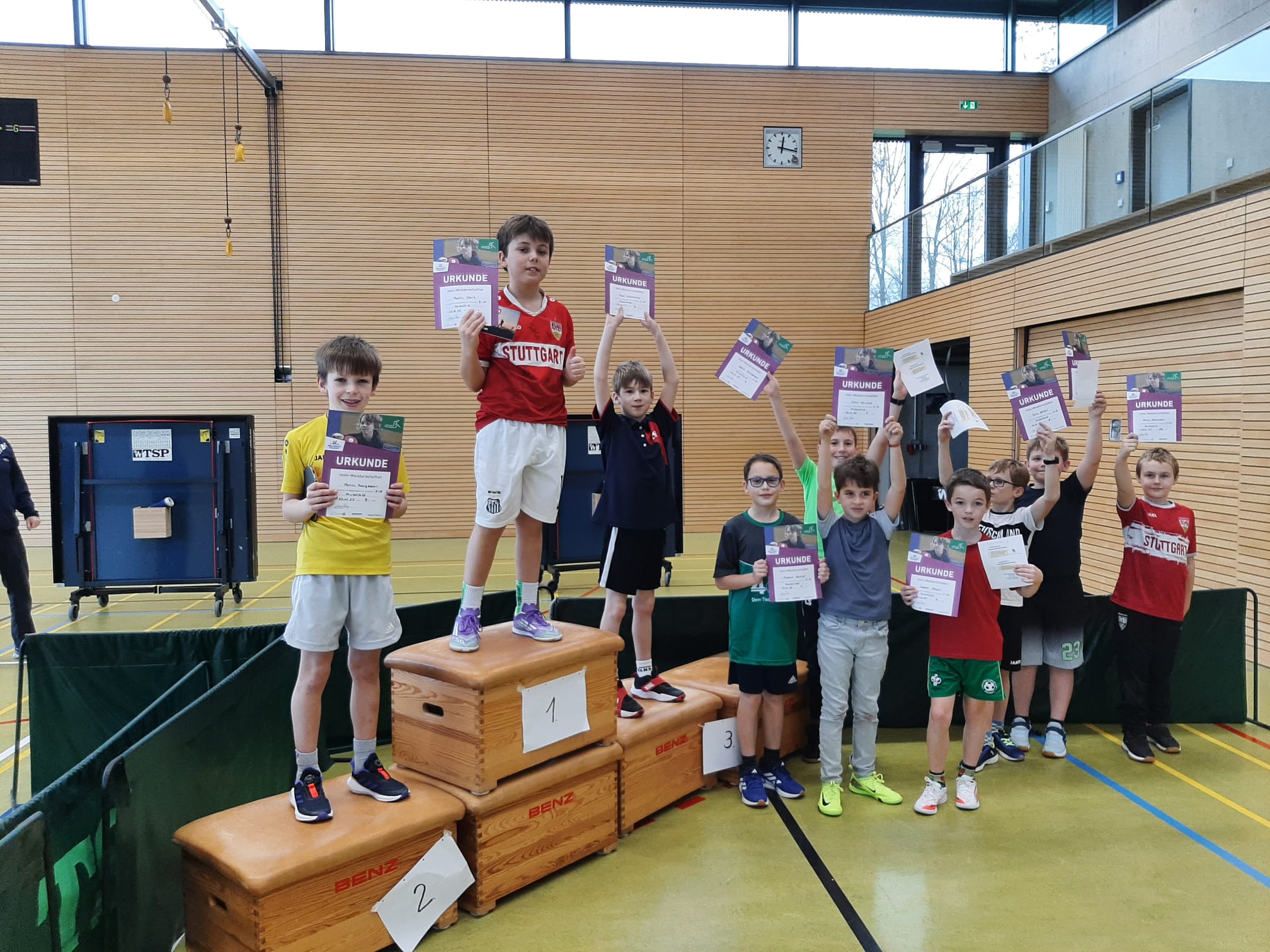 Mehr über den Artikel erfahren Tischtennis-Mini-Meisterschaften in Michelfeld – voller Erfolg