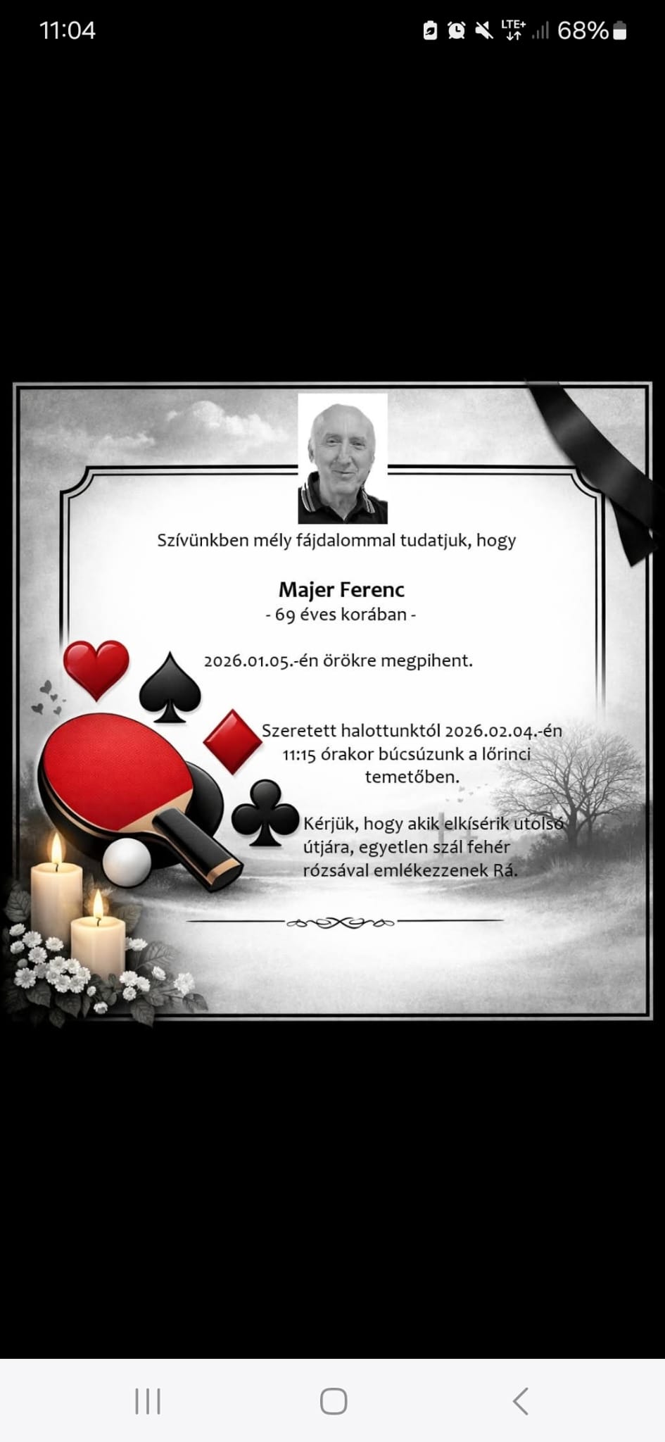 Du betrachtest gerade TTC trauert um Ferenc Majer