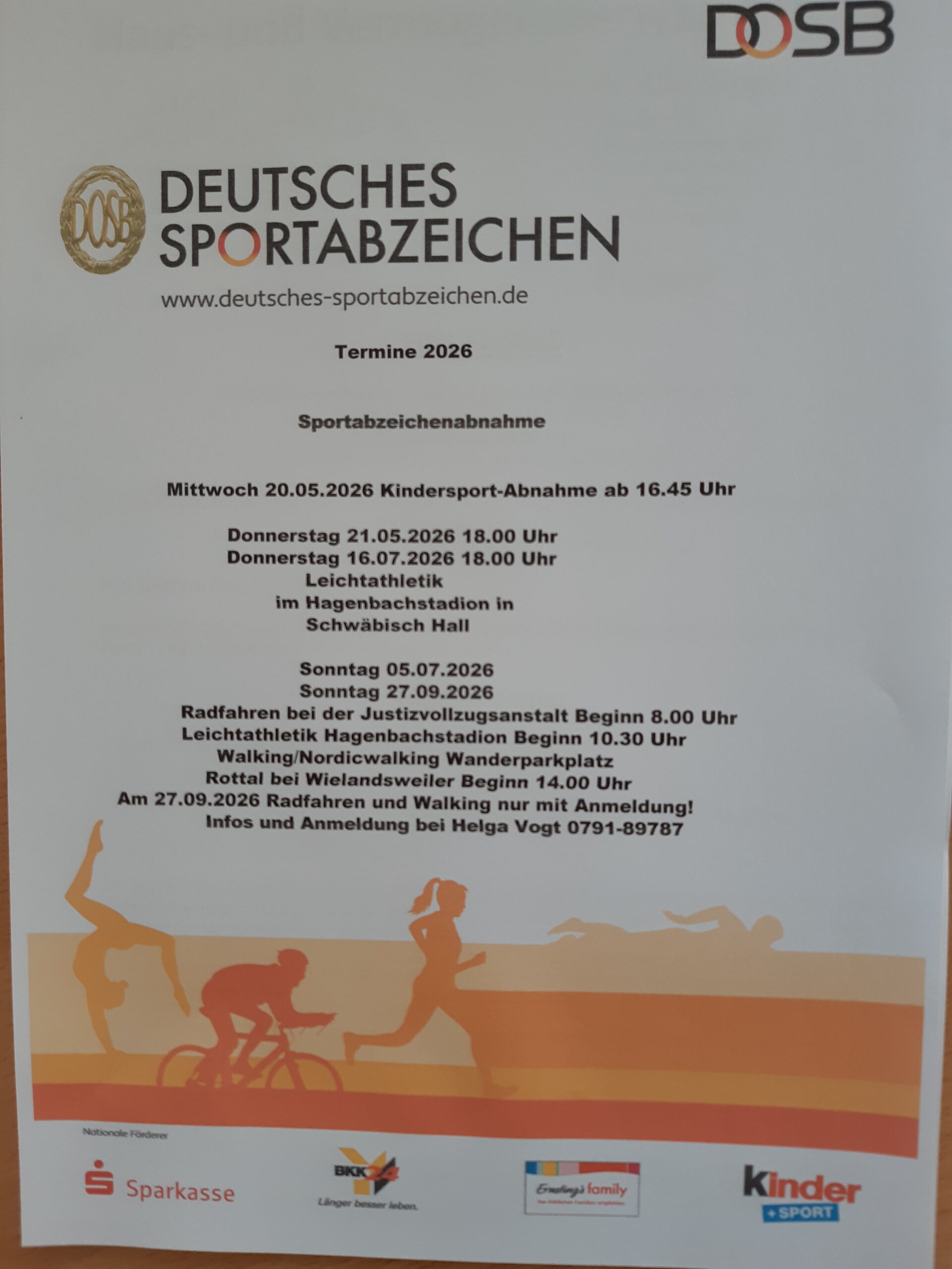 Du betrachtest gerade Sportabzeichen-Tage in SHA