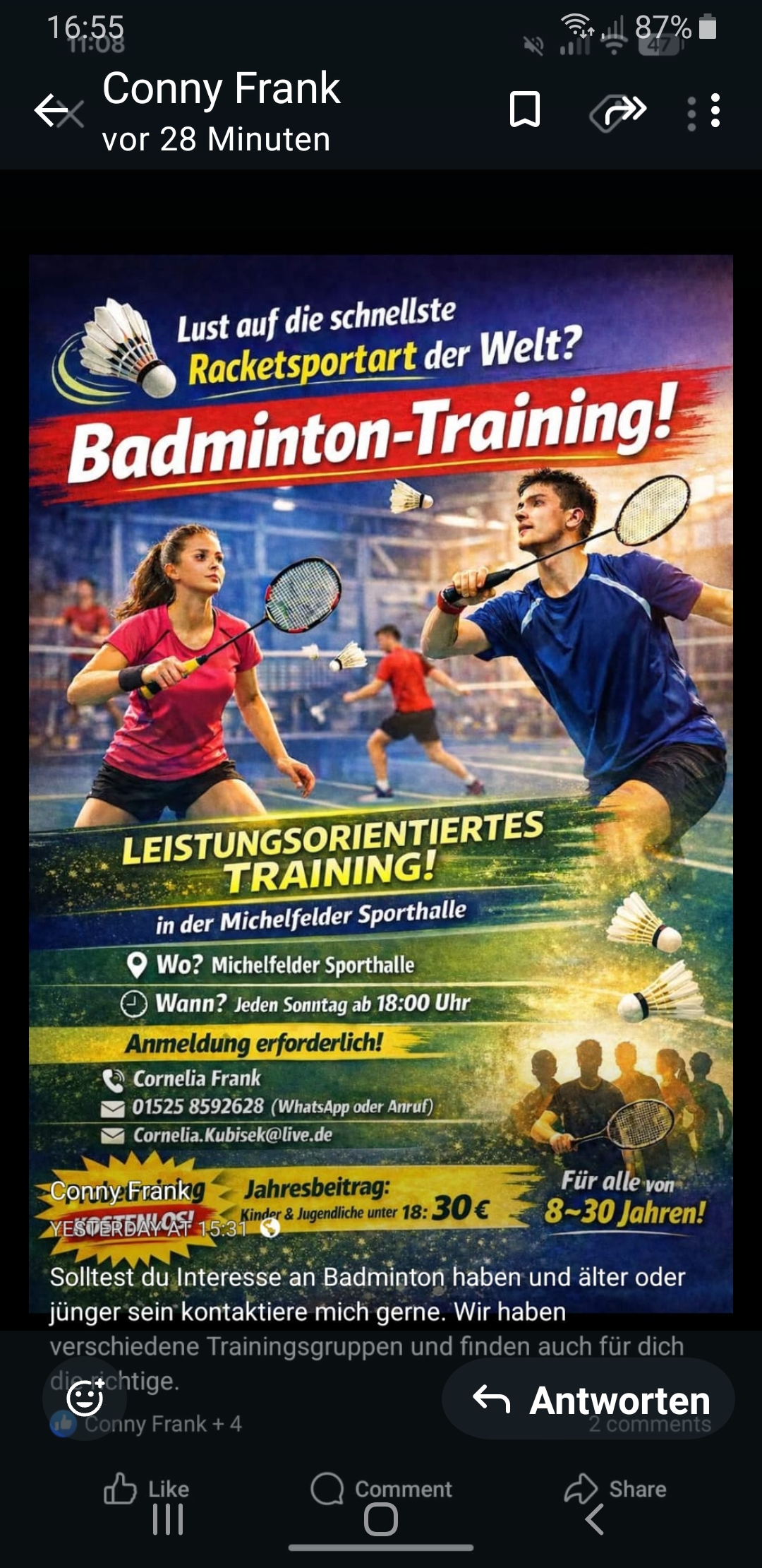 Du betrachtest gerade Hast du schon mal Badminton ausprobiert?